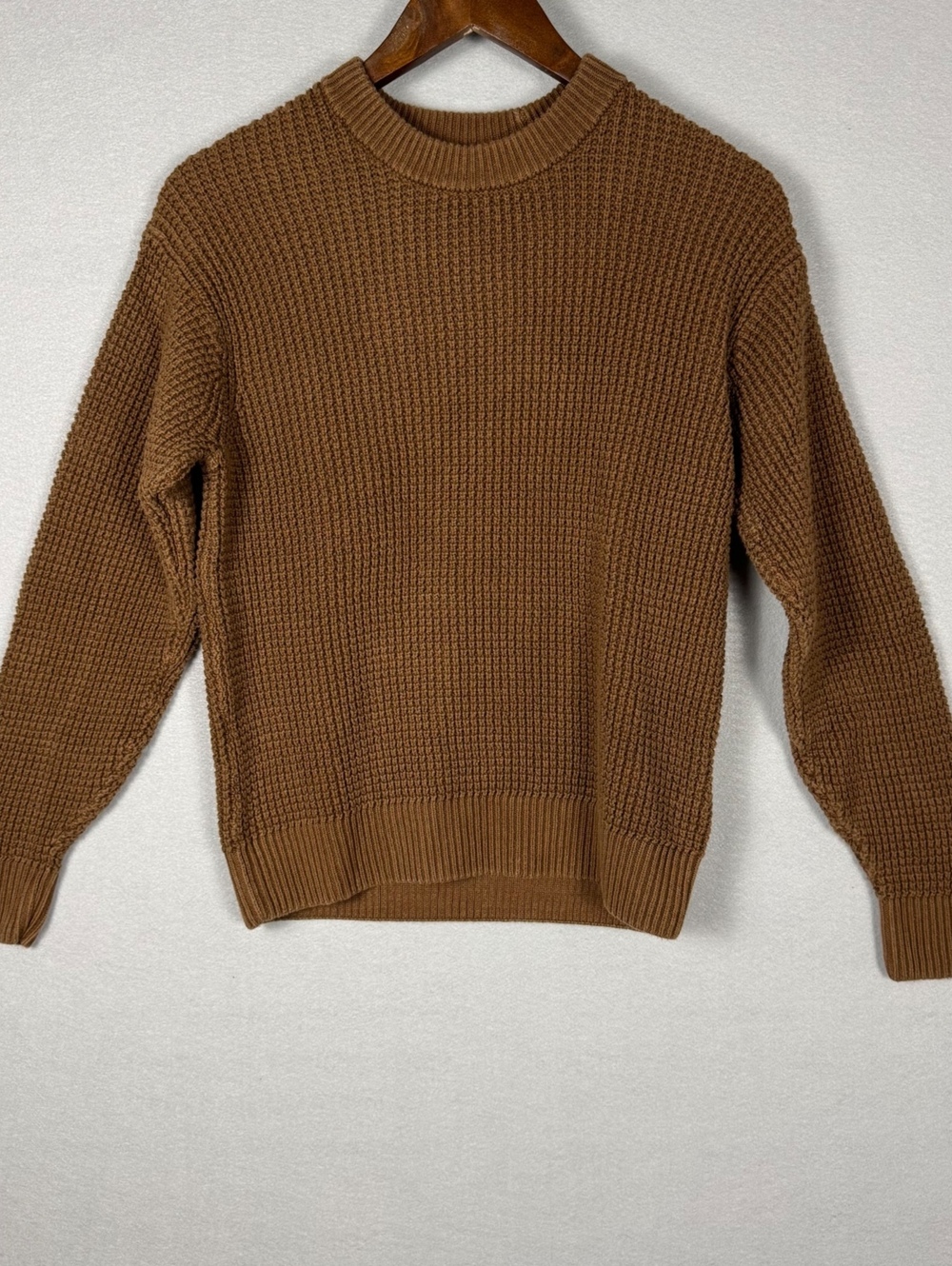 Abercrombie & Fitch XS Oversized Brown Sweater Knit